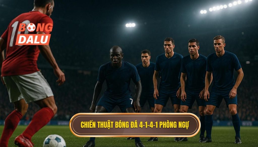 Chiến thuật bóng đá 4-1-4-1 phòng ngự