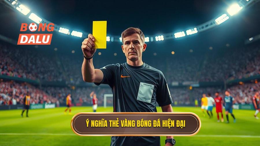 1. Ý nghĩa thẻ vàng bóng đá hiện đại