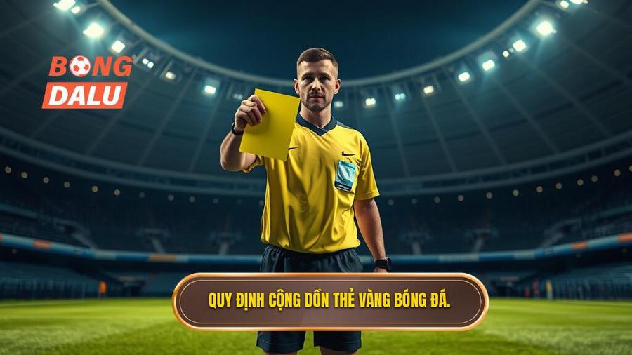 2. Quy định cộng dồn thẻ vàng bóng đá.