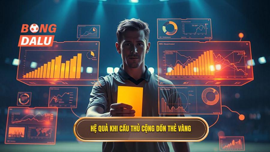 3. Hệ quả khi cầu thủ cộng dồn thẻ vàng