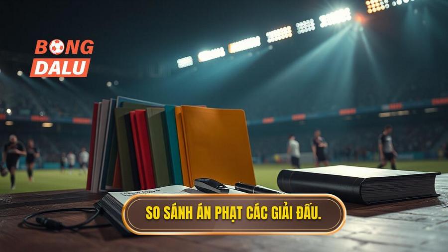 3. So sánh án phạt các giải đấu.