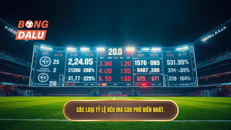 Các loại Tỷ lệ kèo ma cao phổ biến nhất hiện nay