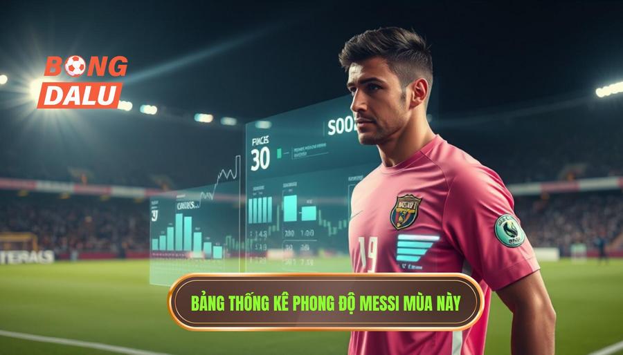 Thống kê chi tiết phong độ của Messi trong mùa giải hiện tại