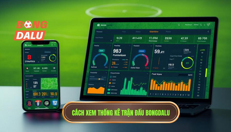 Cách xem thống kê trận đấu Bongdalu